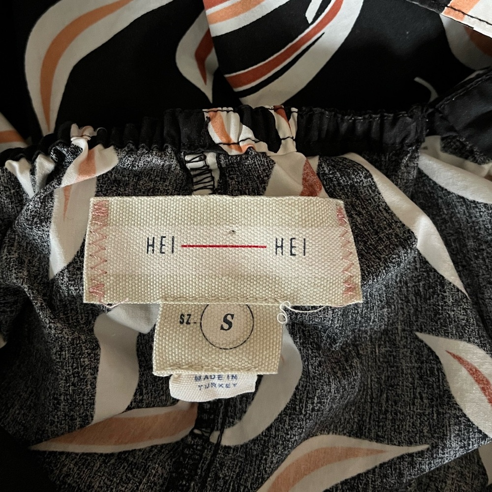 {Hei Hei} Anthropologie Palma Printed Cutout Sleeveless Romper - Womens Small - Picture 8 of 9